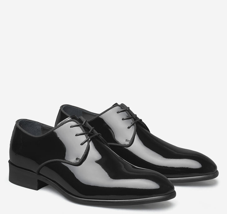 Johnston & Murphy Whilshire Plain Toe Snörskor Herr - Svarta Finskor [PA5401768]